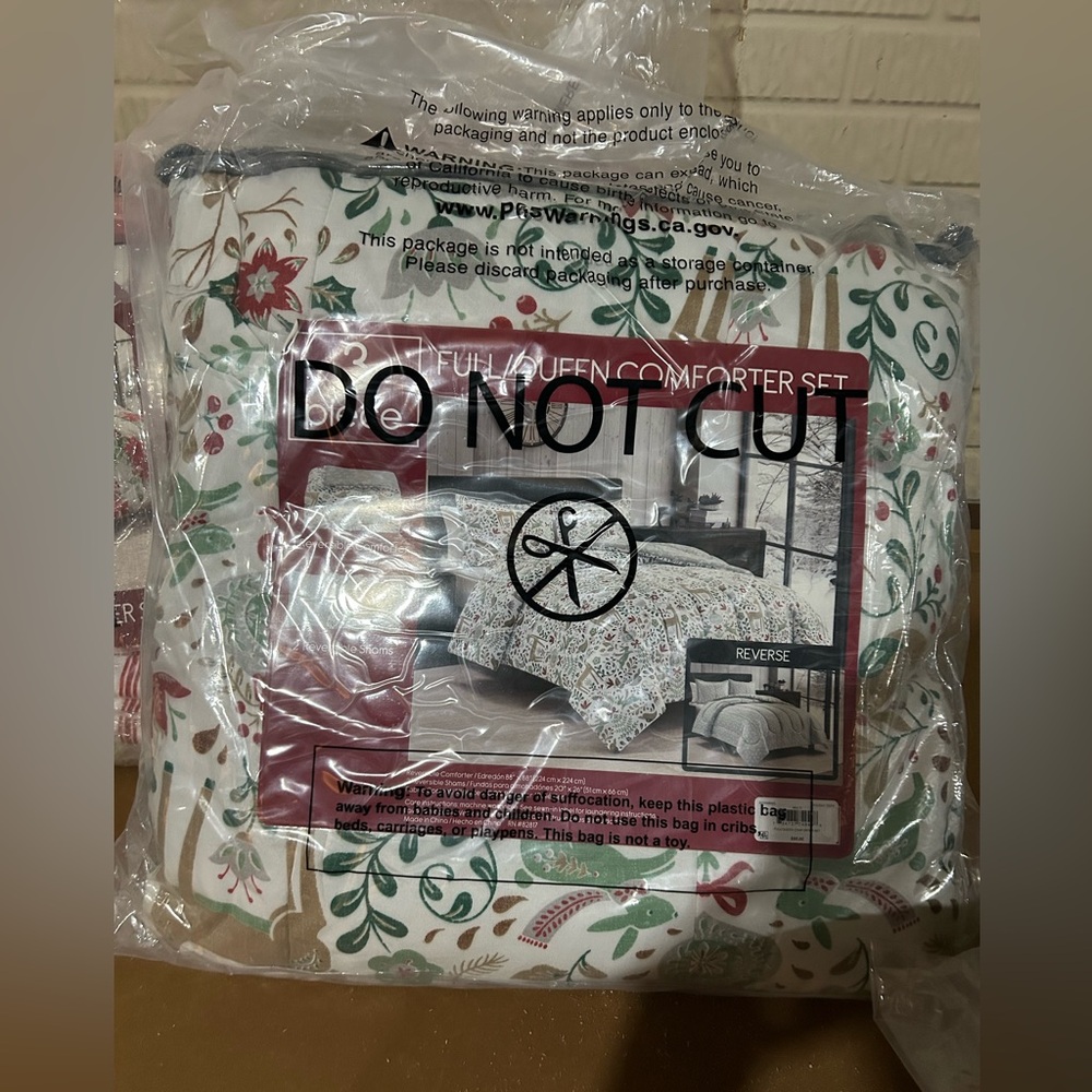 Sunham Holiday Deer 3PC Reversible Comforter Set-Full/Queen NEW🎄 - Picture 8 of 8